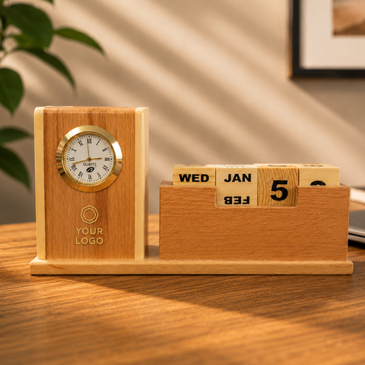 Customized Wooden Pen Stand for Corporate Gifting