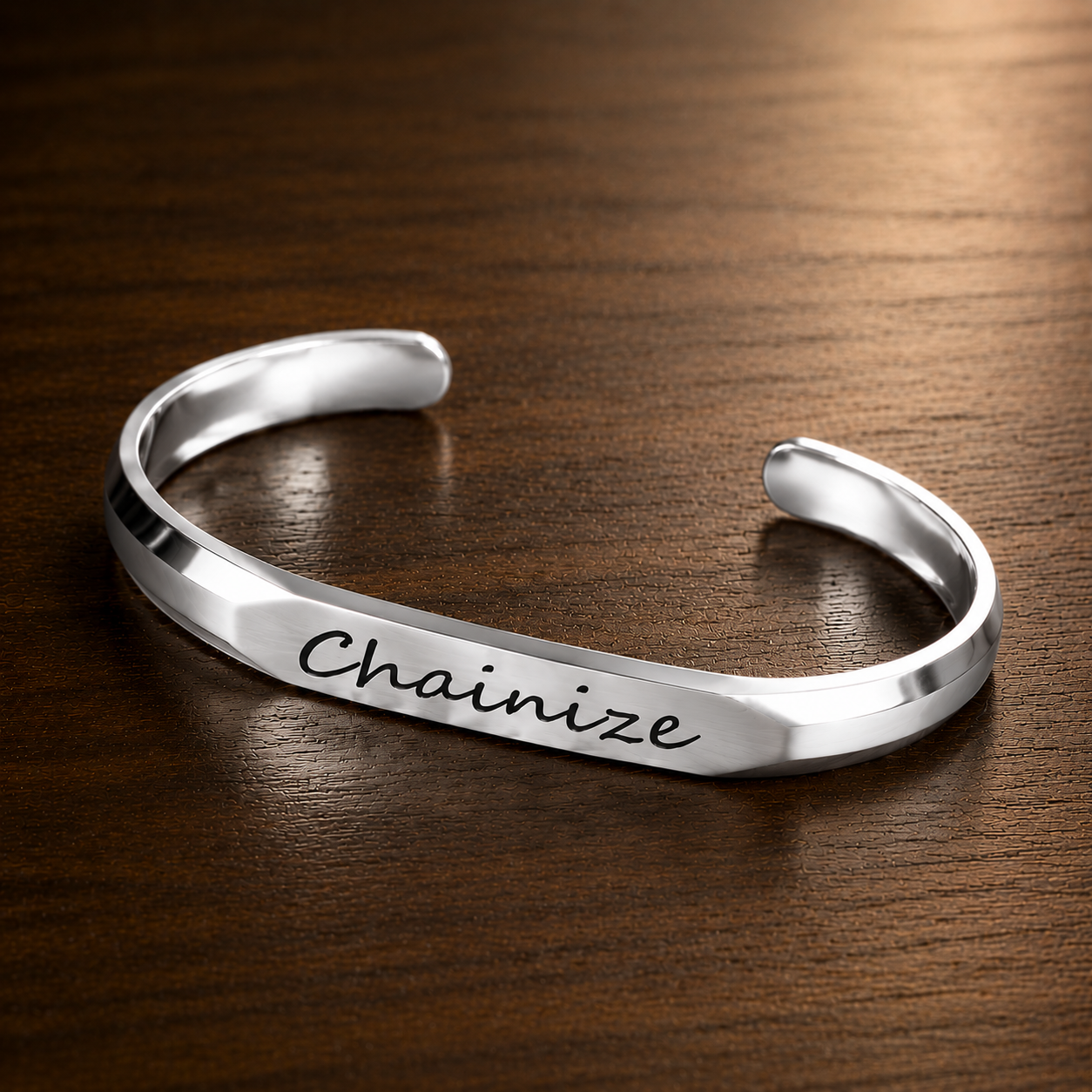Premium Metallic Customized Kada Bracelet