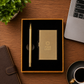Premium Metal Pen & Card Holder Gift Set