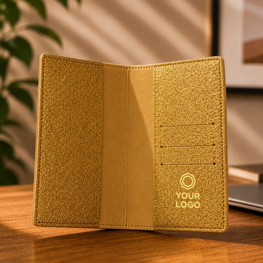 Premium Glitter Passport Cover & Travel Organizer