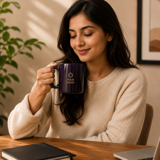 Premium Glossy Ceramic Coffee Mug