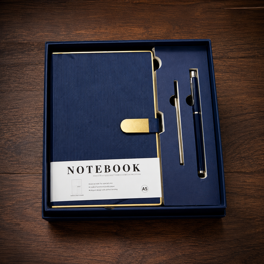 Premium Customized 2-in-1 A5 Diary & Pen Gift Set