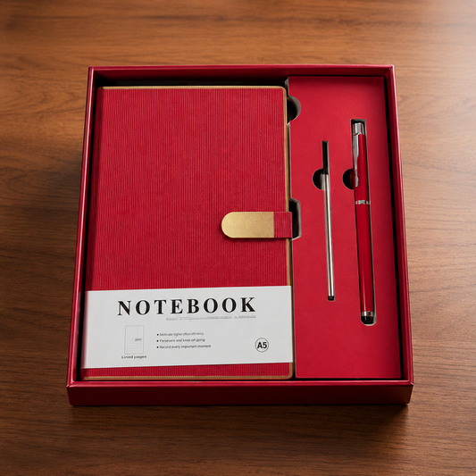 Premium Customized 2-in-1 A5 Diary & Pen Gift Set
