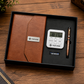 Premium Customized 3-in-1 Diary, Digital Clock & Pen Gift Set