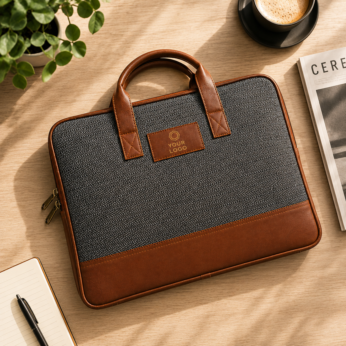 Premium Executive Laptop Sleeve with Elegant Design