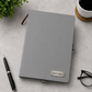 Premium Executive Business Notebook with Metal Logo Plate