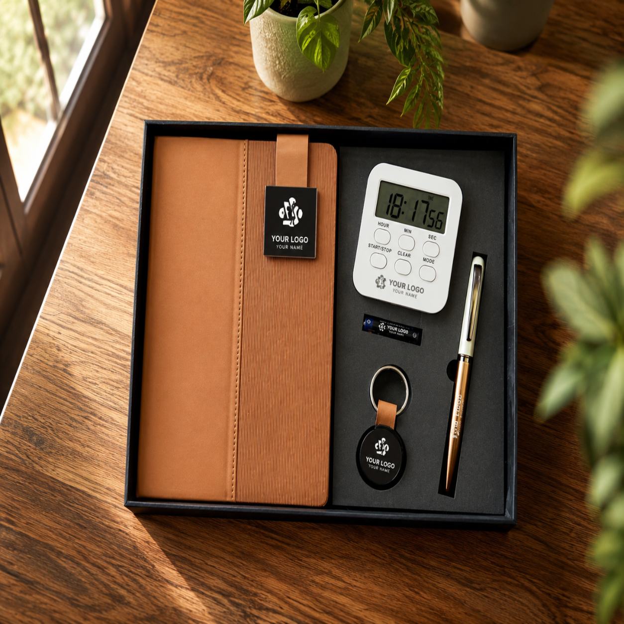 Premium Customized 5-in-1 Corporate Gift Set