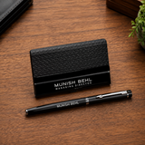 Customized Card Holder Pen Set (2 in 1)