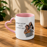 Premium Heart Handle Ceramic Mug