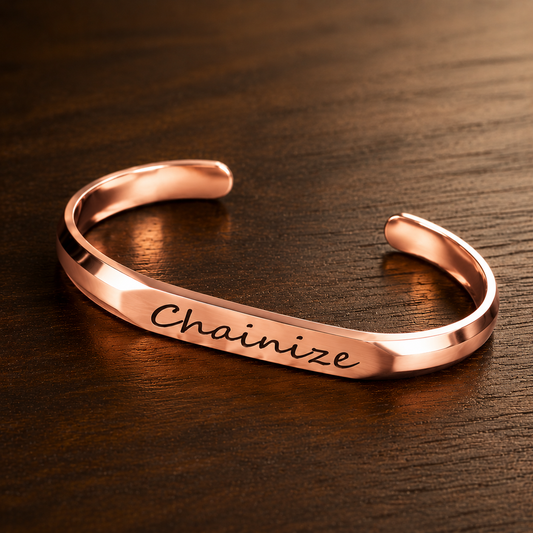 Premium Metallic Customized Kada Bracelet