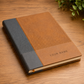 Customized A5 Premium Textured Notebook Diary – Brown
