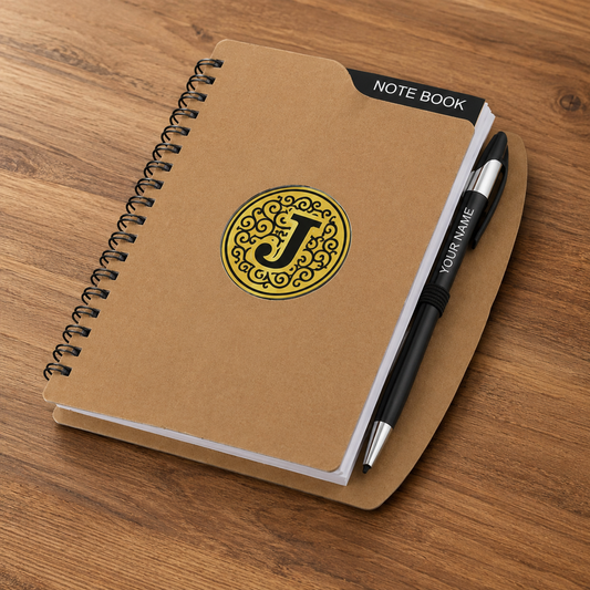 Premium Customized 2-in-1 Organiser Diary & Metal Pen Set