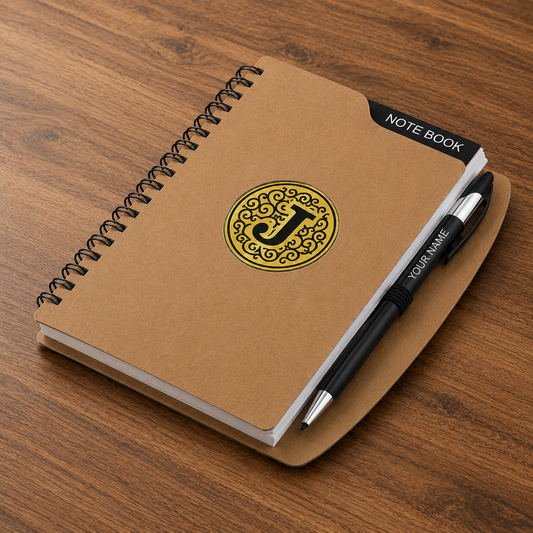 Premium Customized 2-in-1 Organiser Diary & Metal Pen Set