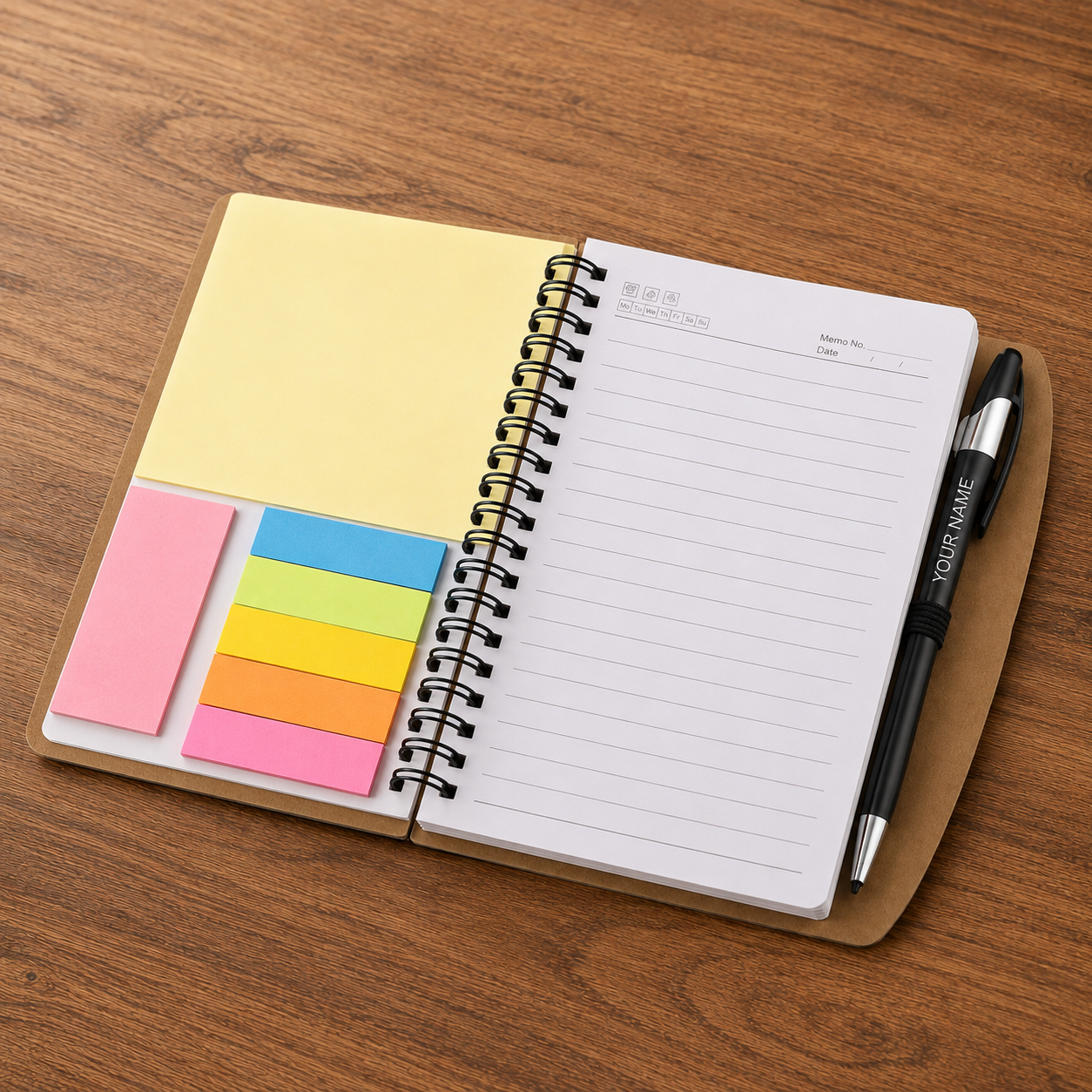 Premium Customized 2-in-1 Organiser Diary & Metal Pen Set