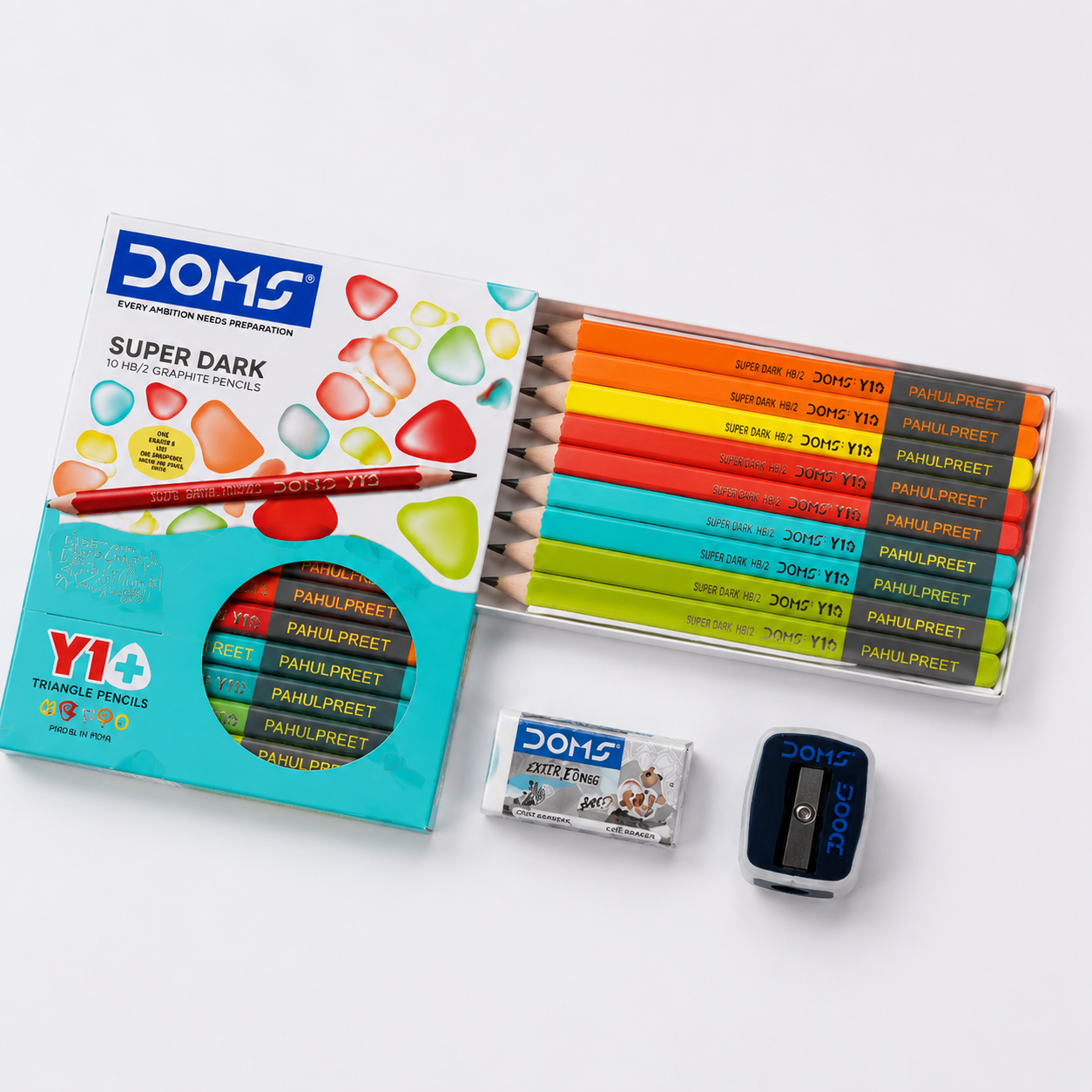 Customized Name Printed Pencil Set