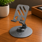 Premium Grey Rotating Mobile Stand with Customized Engraving